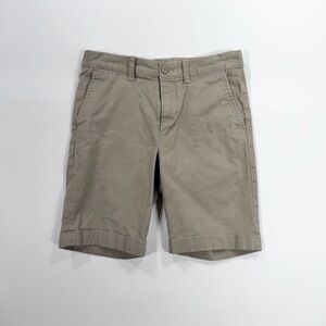 J.Crew Boys Flat Front Khaki Chino Shorts – Size 10